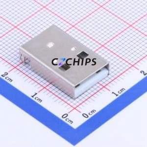 AM 180°CB USB Connector SMD Connector ( Connector Type: Type-A )( Protocol Standard: USB 2.0 )( Gender: Male ) - Product Image 1