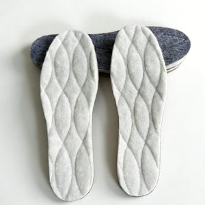 Semelles Chaudes en Liège et Laine Compressée DS, Doublure Polaire Épaissie, Inserts de Chaussures d'Hiver en <span class=keywords><strong>Feutre</strong></span> de Laine, Coussinets <span class=keywords><strong>pour</strong></span> les Pieds, Confort par Temps Froid - Product Image 2