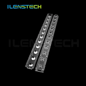 ILENSTECH lensa lampu neon Linear desain baru lensa 10 derajat 12In1 LED untuk penerangan Dinding
