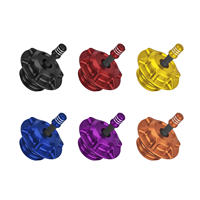 Bouchon de réservoir d'essence ventilé pour moto, bouchon de réservoir en aluminium, couvercle de réservoir de carburant, remplacement universel pour réservoirs de carburant Harley à filetage femelle