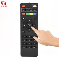 Télécommande de qualité supérieure pour Smart TV Box X96 avec fonction d'apprentissage pour Android TV Box 4K en matériau ABS