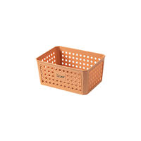 Nouveau grand panier de rangement carré en plastique imitation rotin pour vêtements