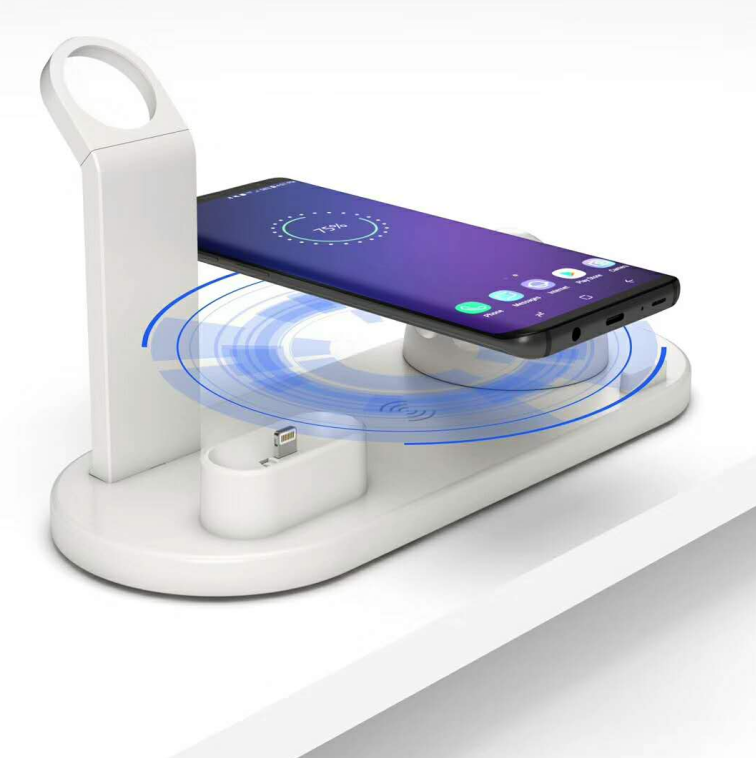 Amazon Top Seller Qi Chargeur Sans Fil 3 En 1 Chargeur Sans Fil De Charge Rapide De Bureau Station D'accueil