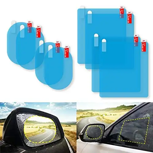 אפסילון רכב Rearview מראה אנטי ערפל סרט רכב הצד עמיד למים ננו סרט אנטי ערפל מראה חלון אטים לגשם סרט