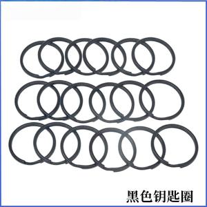 <b>Silver</b> Plated Iron Keychain <b>Rings</b> Round Minimalist Style For Earring Making Jewelry Findings Components Bag Packing - Product Image 2