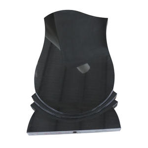 Prix des monuments funéraires en granit noir de Mongolie poli, style russe, granit noir - Product Image 6