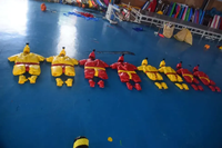 La lutte de sumo de haute qualité convient aux jeux de sport gonflables rembourrés en mousse pour la publicité en vente