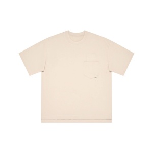 T-shirt décontracté à coupe ajustée avec poche - Polyester/coton doux et respirant, séchage rapide et anti-plis pour un confort quotidien - Product Image 2