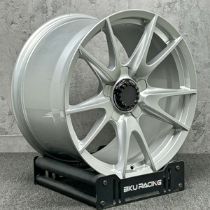 Jantes Bku forgées 5X130 pour <span class=keywords><strong>Porsche</strong></span> 911 991 992 997 <span class=keywords><strong>Carrera</strong></span> <span class=keywords><strong>4S</strong></span> Turbo Cayman 718 19 20 21 pouces, jantes en alliage léger argentées - Product Image 2