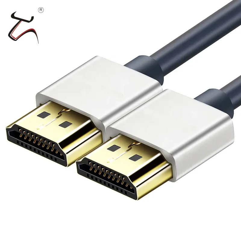 Vnew cheap factory price high quality High Speed 4K 3D 1080P/2160P slim HDMI Cable for TV