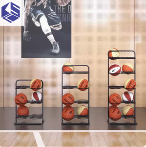 Estante de Almacenamiento Creativo para Equipos Deportivos para el Hogar, Jardín de Infancia, Fútbol, Ping-Pong, Bádminton, Baloncesto, Estante de Exhibición de Artículos de Fitness - Product Image 4