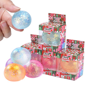 Cross-border New Christmas Gold-<b>dust</b> Ball Malt Candy Squishy Stress-relief Toy Venting Bouncy Halloween Decoration Thermoplastic - Product Image 3