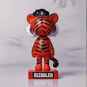 מותאם אישית נמר ראש bobble ראש בובה ריאליסטי שרף מלאכה גוף אדם עובש מושלם אוסף מזכרות