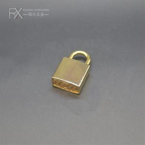 Candado decorativo de metal de alta gama de aleación de zinc personalizado con llave, accesorios de cierre de Bolsa real, para bolsos, accesorios de caja de equipaje - Product Image 3