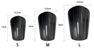Dreiteilige 3-teilige, flexible, leichte Passform für Fußball-Schienbeinsc honer aus Kohle faser - Product Image 5