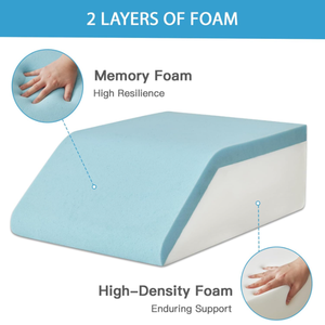 Gezondheidsbevorderend Orthopedisch Wigbeenkussen Met Geweven 2-laags Schuim En Niet-<span class=keywords><strong>Design</strong></span> Voor Verpleging En Slapen - Product Image 4