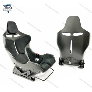 Siège intérieur en fibre de carbone sèche sur mesure pour McLaren 570S MP4-12C 650S 720S avec revêtement Alcantara, accessoires de voiture personnalisés - Product Image 4