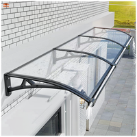 Support de fixation en plastique pour auvent de porte ou de balcon, idéal pour la construction de structures en PC