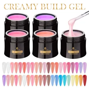 Hot Sale Creamy Build Gel OEM/ODM Wholesale Factory Price 42 Colors UV Build Gel