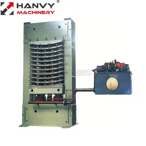 Hanvy compensato Machinery 350ton 6 strati 8 strati testiera in compensato pressa a caldo