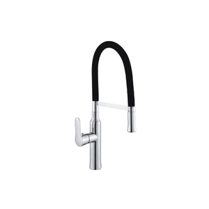 Кухонный смеситель, черный гибкий кухонный кран с распылителем - Product Image 2