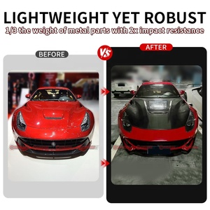 Cubierta de Motor de Fibra de Carbono de Alta Calidad, Estilo Commas, para Ferrari F12 - Product Image 3