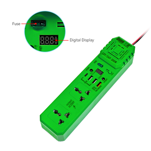 200W Sửa Đổi Âm Sóng Điện Biến Tần AC 24V 12V 220V Hiển Thị Kỹ Thuật Số Với <span class=keywords><strong>USB</strong></span> Thích Hợp Cho Máy Tính Xách Tay Và Điện Thoại Di Động - Product Image 1