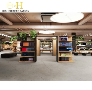 Estantería Metálica Personalizada para Libros, Estanterías Móviles para Librerías, Mostrador de Recepción para Tiendas - Product Image 6