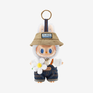 Popmart The Monsters Labubu Fall in Wild Farmer - Peluche da Collezione, Bambola Grande 40cm, Ciondolo Portachiavi 17cm, Action Figure - Product Image 2