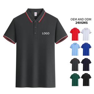 เสื้อโปโลชายดีไซน์ใหม่ปี 2025 ผ้าปิเก้ ระบายอากาศได้ดี แห้งเร็ว ซับเหงื่อ ทรงเข้ารูป สวมใส่สบาย เหมาะสำหรับฤดูร้อน - Product Image 1