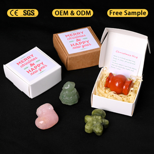 Whosale High Quality Natural Healing Crystal Stone Christmas Gift Box Like <b>Socks</b> Candies Type - Product Image 4