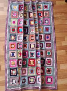 Manta <span class=keywords><strong>de</strong></span> <span class=keywords><strong>ganchillo</strong></span> suave para sofá, cubrecama cuadrado <span class=keywords><strong>de</strong></span> la abuela, <span class=keywords><strong>de</strong></span> punto <span class=keywords><strong>de</strong></span> retales, W5302, novedad <span class=keywords><strong>de</strong></span> 2023 - Product Image 2