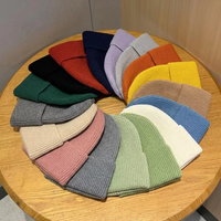 Bonnet en laine mérinos 30% personnalisé par le fabricant, épais 160g, thermique, avec logo brodé, bonnets tricotés, toques, bonnets de ski