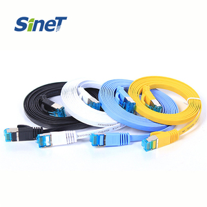 Rj45 Cat6 phẳng Ethernet PVC vá dây <span class=keywords><strong>UTP</strong></span> lá chắn độ dài khác nhau 0.5m/1m/2M/3M/5m/7m/10M" - Product Image 6