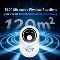 Appareil électronique à ultrasons haute fréquence pour le contrôle des insectes, des cafards, des souris et des rongeurs, à large couverture intérieure, OEM