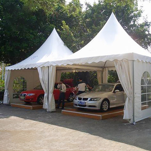 Wholesale OCPO Kitchen Big Outdoor Pagoda <b>Tent</b> <b>Canopy</b> Glass Wall Aluminium Frame Wind Resistant 10 Level Transparent PVC - Product Image 4