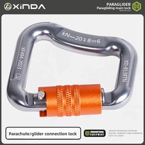 Equipamento de Segurança para Trabalho em Altura Xinda, Paraglider para Exterior, Mosquetão Automático de Bloqueio Principal, Proteção contra Quedas para Escalada e Descida - Product Image 4