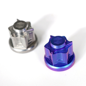 M8 M10 M12 hợp kim titan gr2 <span class=keywords><strong>GR5</strong></span> (Lớp 2 Lớp 5) Anodized Hex răng cưa mặt bích Bolt với đầy đủ chủ đề & Hex Nut din6921 - Product Image 3