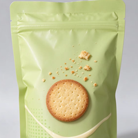 Sachets personnalisés refermables pour biscuits croustillants riches en protéines, idéaux pour les pauses quotidiennes et au bureau