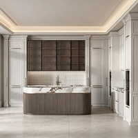 Armoires de cuisine personnalisées, ensemble d'armoires de rangement modulaires modernes avec un design contemporain