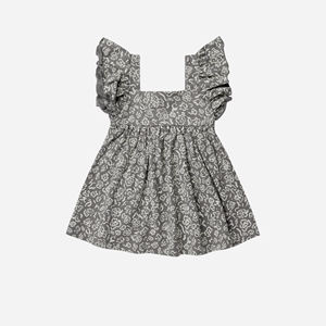 Vente en gros de jupes décontractées pour bébés robes de princesse pour petites filles vêtements d'été sans manches pour enfants robe à fleurs abstraites - Product Image 1