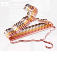 2022 Hot Gold Aluminium Antislip Kleerhanger Multifunctionele Jas Shirt Geschikt Voor Thuis Metalen Jas hanger