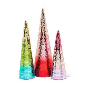 Adornos Decorativos para Árbol <span class=keywords><strong>de</strong></span> Navidad con Espejo, Diseño <span class=keywords><strong>de</strong></span> Disco, para la Temporada Festiva, Bolas Reflectantes <span class=keywords><strong>de</strong></span> Mosaico, Decoración <span class=keywords><strong>de</strong></span> Mesa - Product Image 6