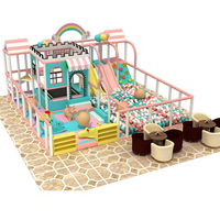 Set taman bermain dalam ruangan pabrik profesional mainan seluncur Roller Track anak-anak peralatan taman hiburan untuk anak-anak