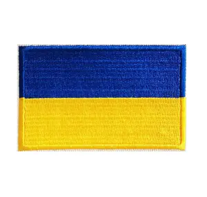 3D刺Embroidery 8 * 5cmアメリカ/イギリス/ドイツ/フランス/スペイン/ウクライナ/ロシア/イスラエル/日本国旗戦術パッチ