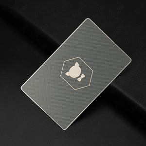 Tarjeta de metal con grabado en oro azul oscuro para Av. Francesco Petruzzi Abogado Tarjeta de metal - Product Image 4