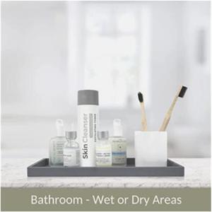 Plateau de rangement en silicone LHX, plateau d'organisation multifonctionnel pour le bureau, la salle de bain, l'évier de cuisine, pour les zones humides ou sèches - Product Image 1