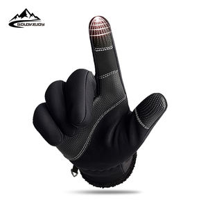 GOLOVEJOY DB03 <span class=keywords><strong>Guanti</strong></span> Invernali Personalizzabili da Esterno con Cerniera, Dita Intere, <span class=keywords><strong>Impermeabili</strong></span>, Touch Screen per <span class=keywords><strong>Moto</strong></span>, Ciclismo e Sci - Product Image 2