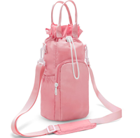 LINGKE pour gobelet de 40 oz, porte-bouteille d'eau, pochette pour gobelet, sac de transport pour bouteille d'eau avec poche pour téléphone, sac de sport