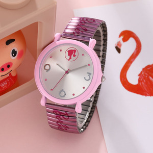 10 años de experiencia de la fábrica de China reloj de plata personalizado impreso de dibujos animados reloj de regalo de Navidad - Product Image 2